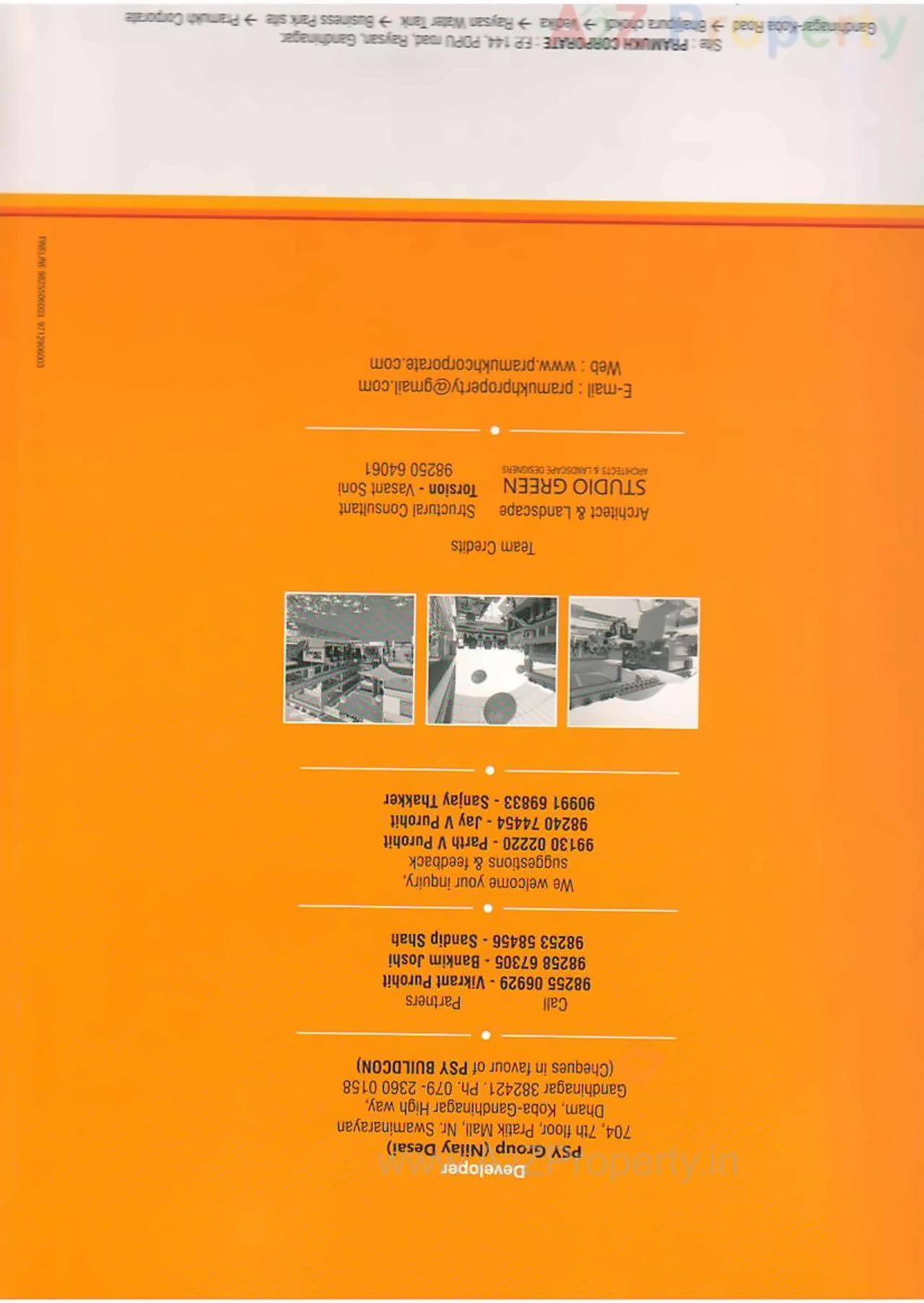  of real estate project Pramukh Corporate located at Raisan, Gandhinagar, Gujarat