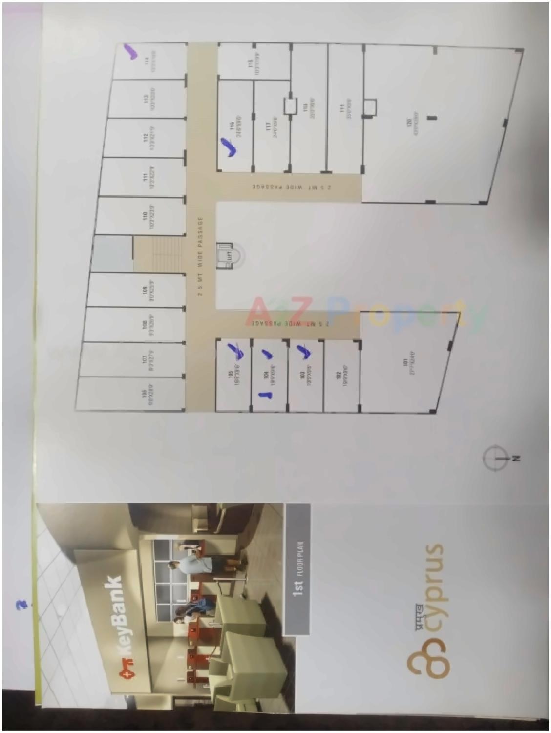 Layout of real estate project Pramukh Cyprus located at Sargasan, Gandhinagar, Gujarat