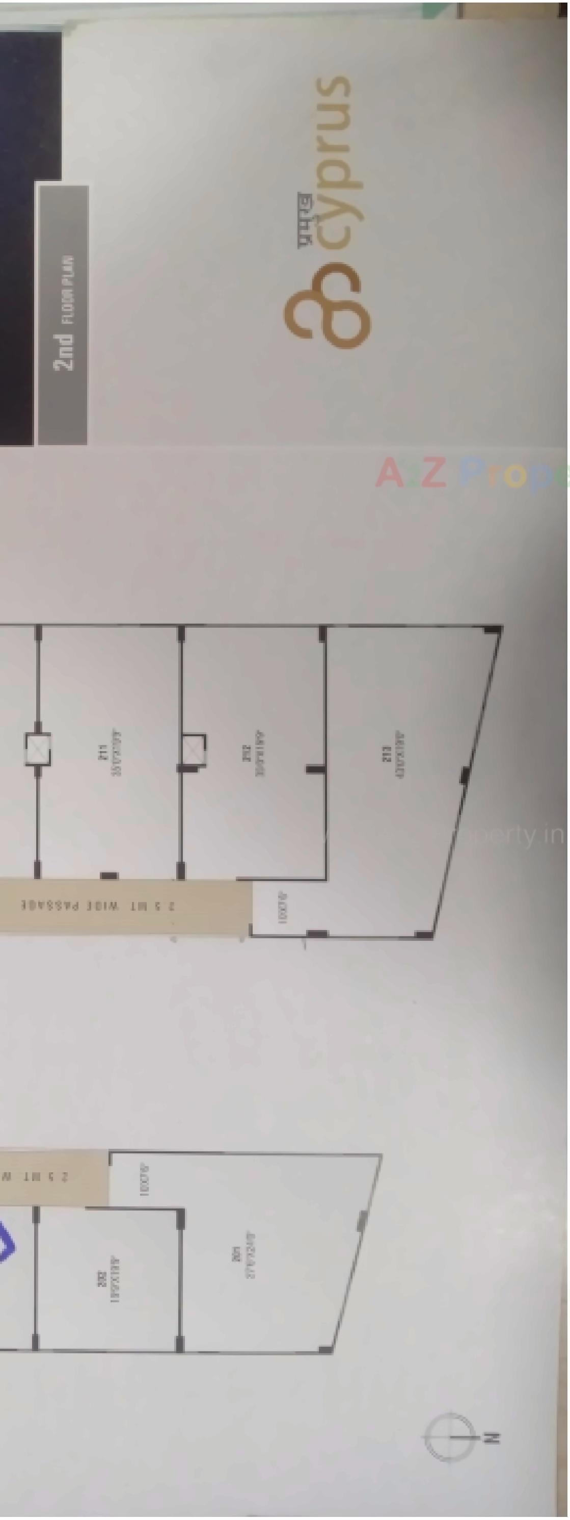 Layout of real estate project Pramukh Cyprus located at Sargasan, Gandhinagar, Gujarat