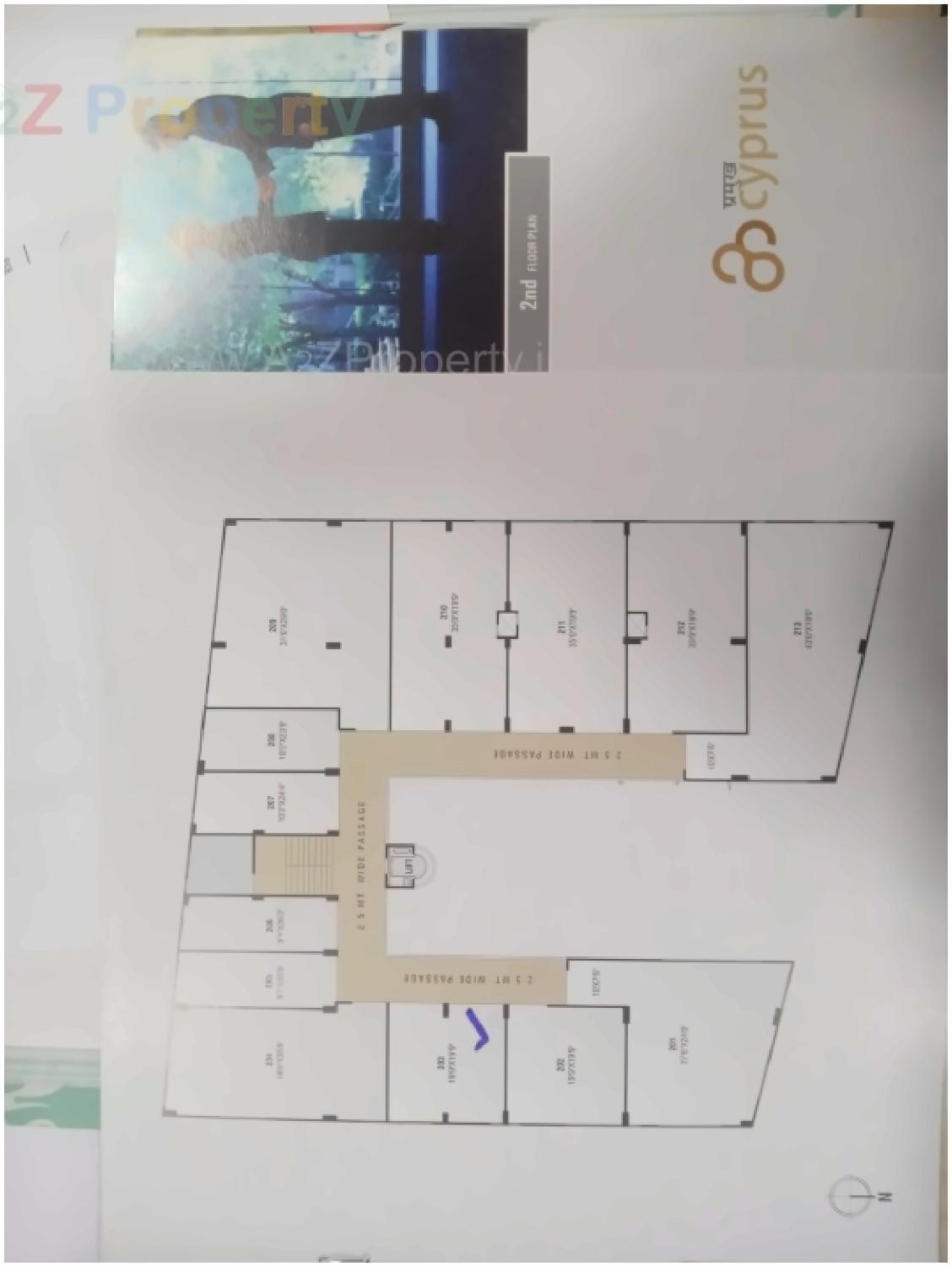 Layout of real estate project Pramukh Cyprus located at Sargasan, Gandhinagar, Gujarat