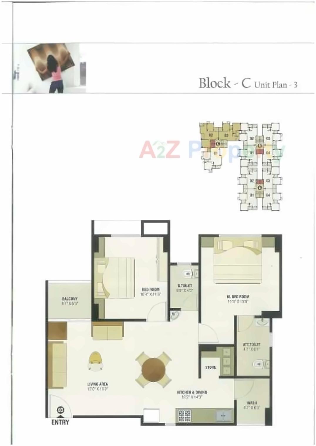 Layout of real estate project Pramukh Elegance located at Kudasan, Gandhinagar, Gujarat