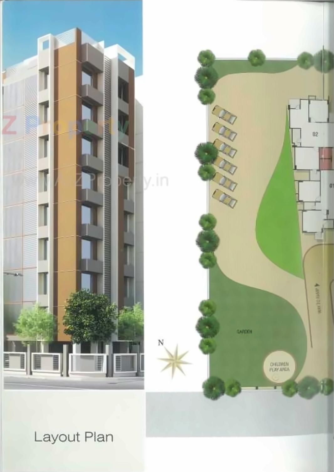  of real estate project Pramukh Elegance located at Kudasan, Gandhinagar, Gujarat