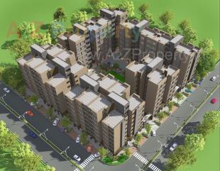 Elevation of real estate project Pramukh Elysium located at Uvarsad, Gandhinagar, Gujarat
