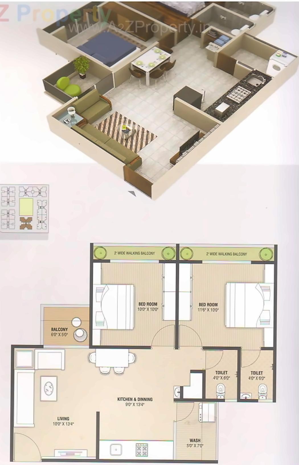 Layout of real estate project Pramukh Elysium located at Uvarsad, Gandhinagar, Gujarat