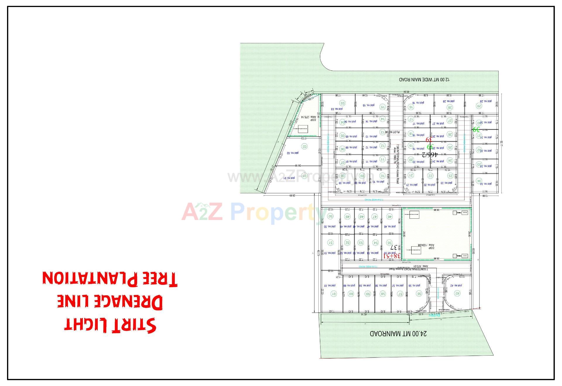 Layout of real estate project Pramukh Kunj located at Gandhinagar, Gandhinagar, Gujarat