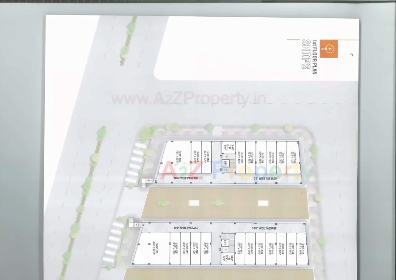 Layout of real estate project Pramukh Mastana located at Kudasan, Gandhinagar, Gujarat