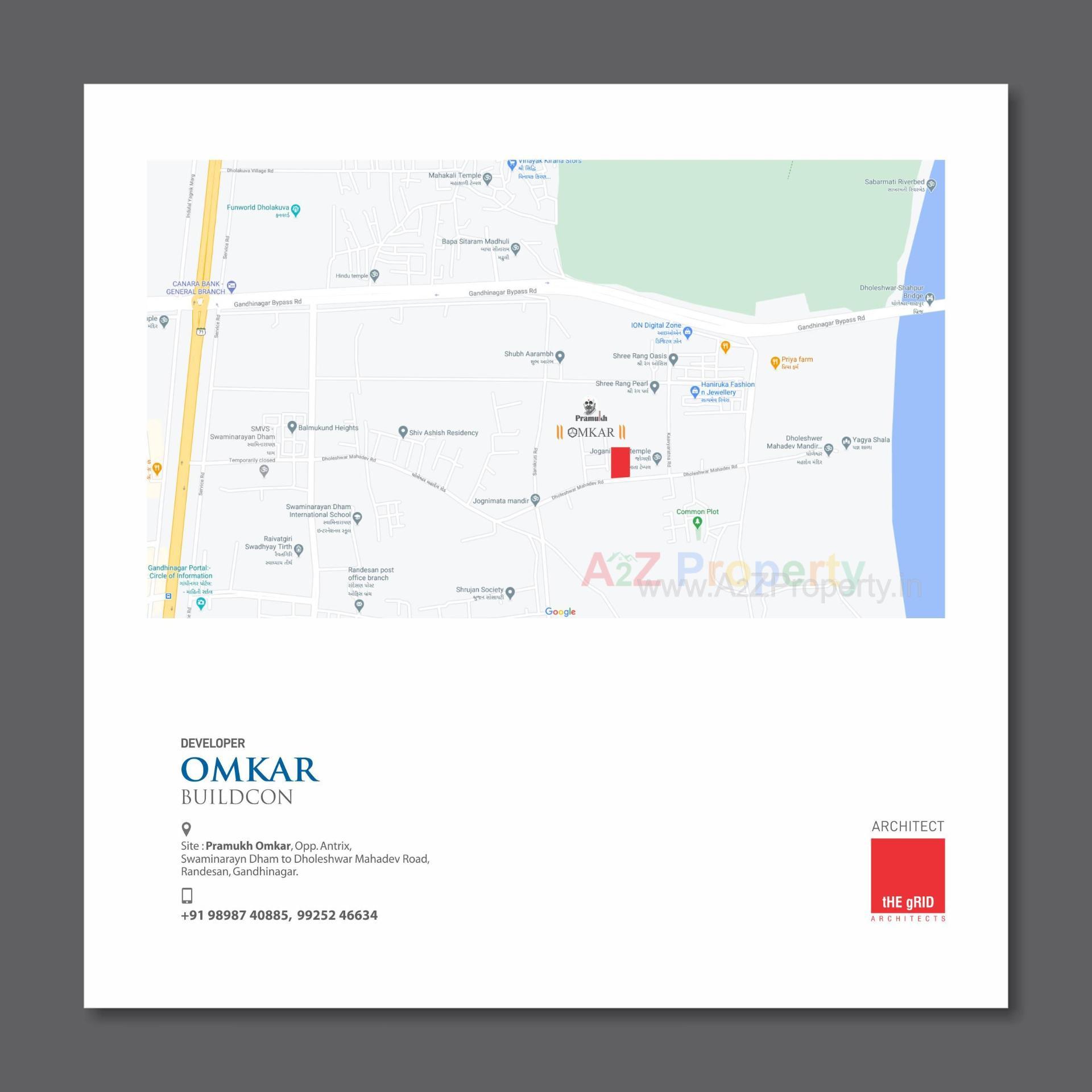  of real estate project Pramukh Omkar Rivanta located at Randesan, Gandhinagar, Gujarat