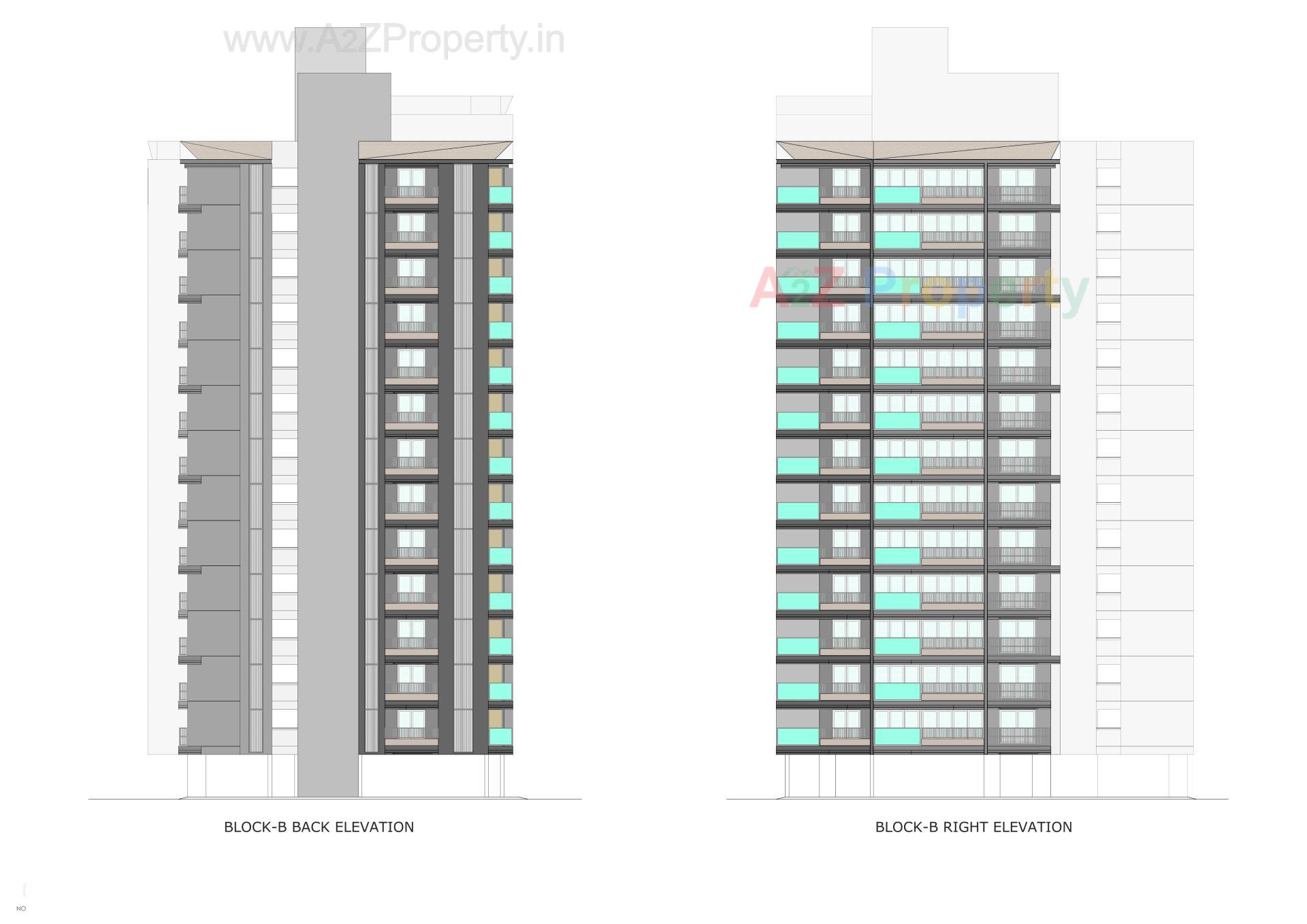 Layout of real estate project Pramukh Pentagon located at Por, Gandhinagar, Gujarat