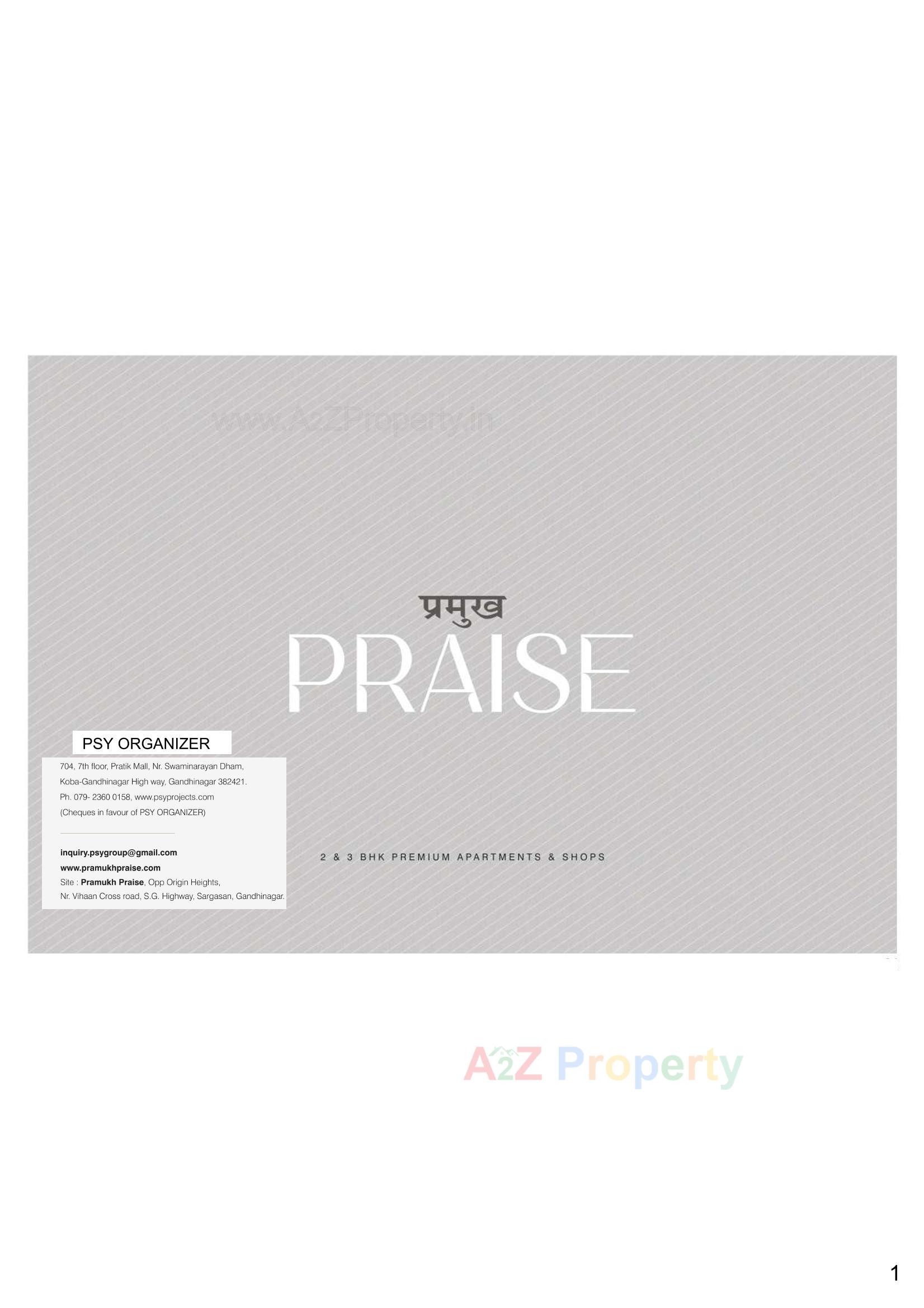  of real estate project Pramukh Praise located at Tarapur, Gandhinagar, Gujarat