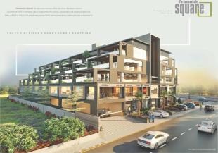 Elevation of real estate project Pramukh Square located at Sargasan, Gandhinagar, Gujarat