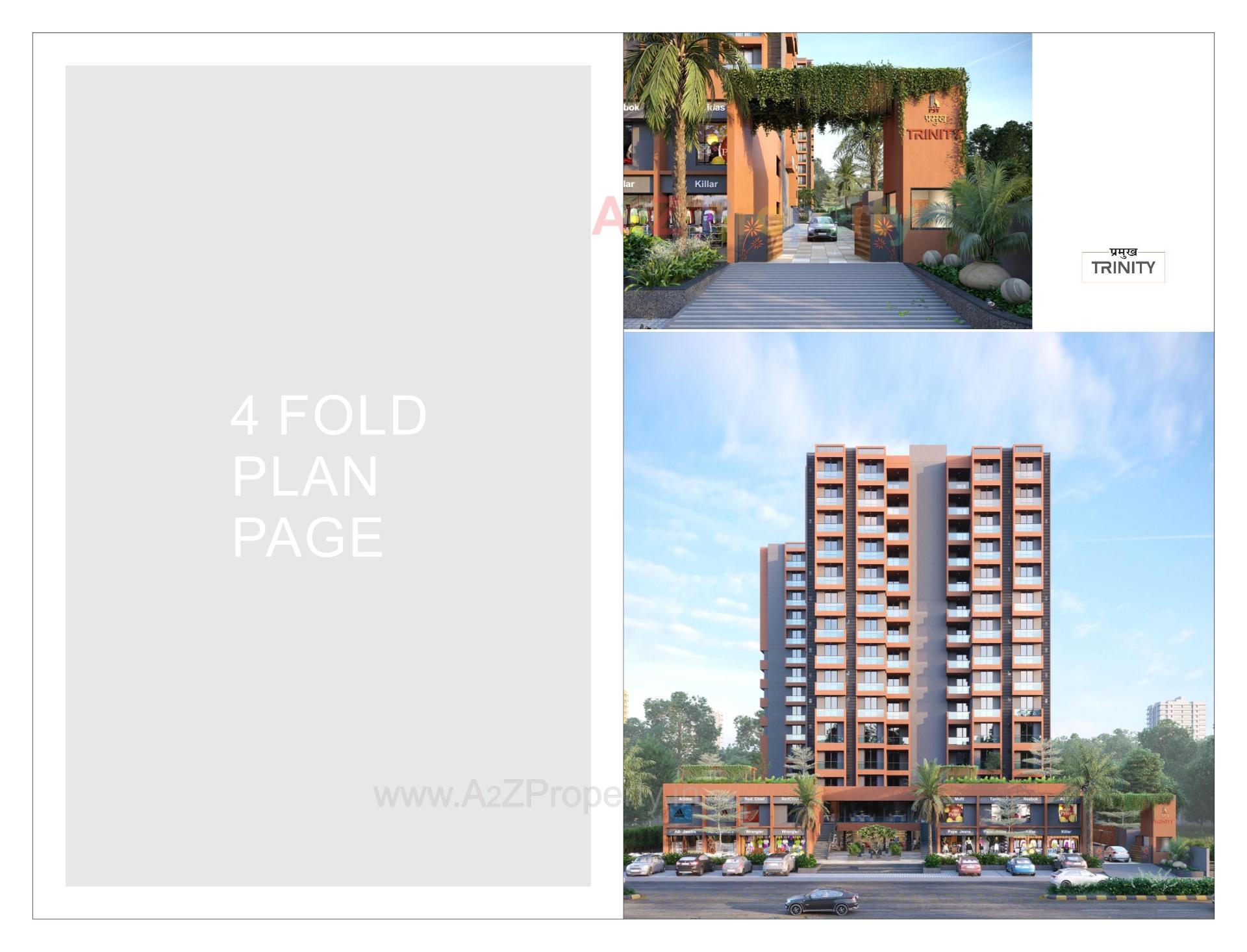  of real estate project Pramukh Trinity located at Uvarsad, Gandhinagar, Gujarat