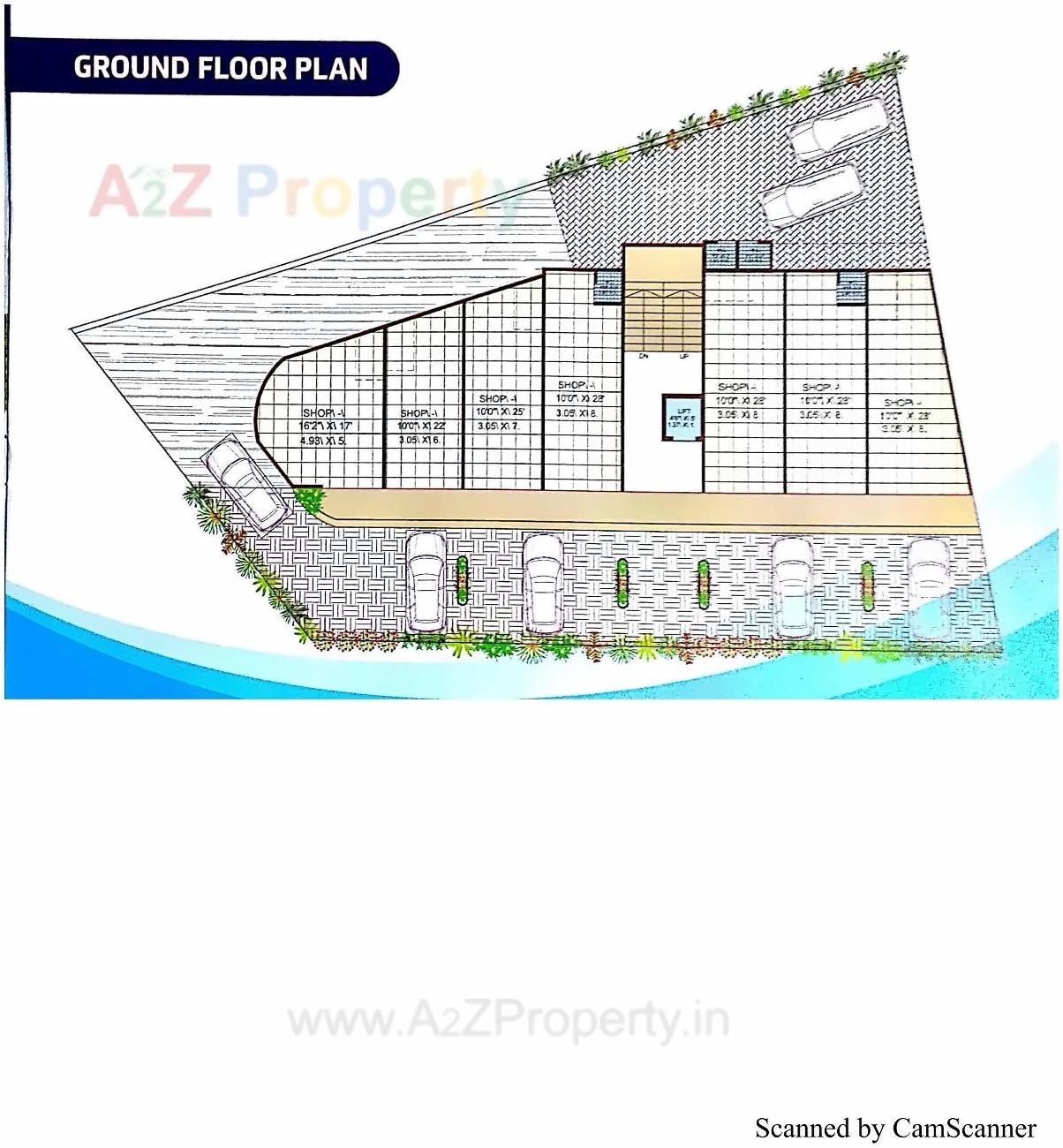 Layout of real estate project Pranam located at Pethapur, Gandhinagar, Gujarat