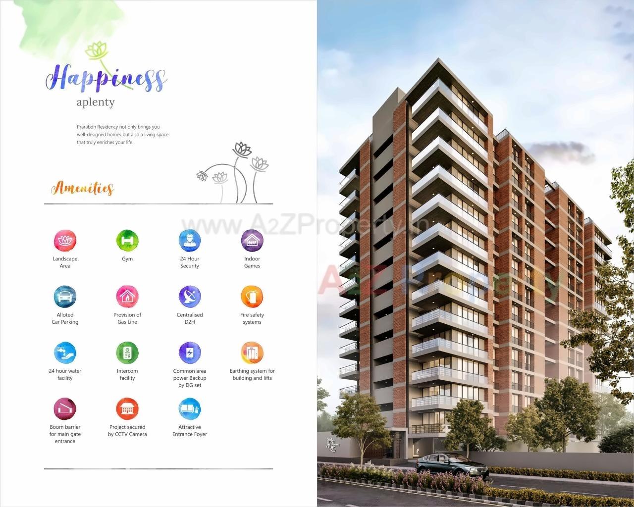  of real estate project Prarabdh Residency located at Sargasan, Gandhinagar, Gujarat