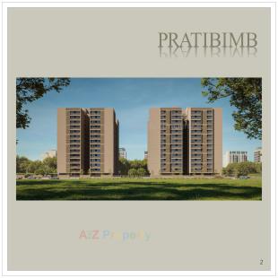 Elevation of real estate project Pratibimb located at Kudasan, Gandhinagar, Gujarat