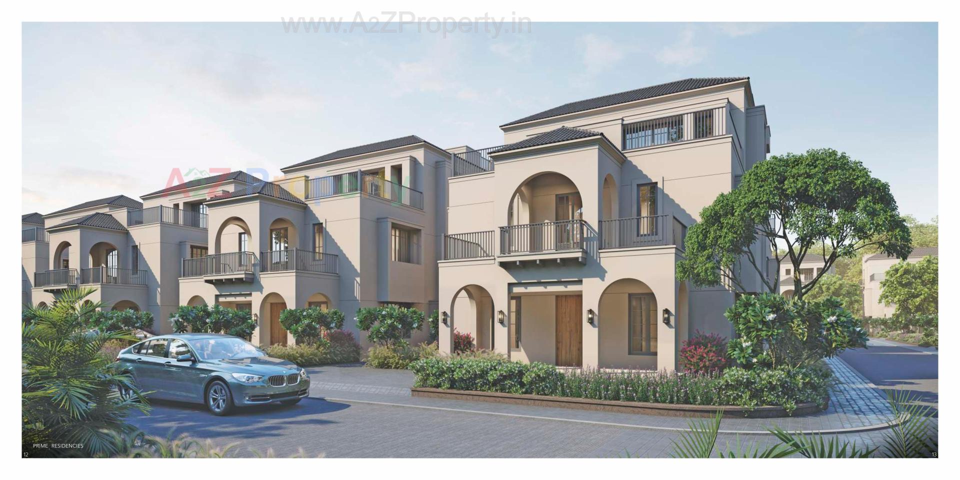 3D Elevation of real estate project Prime located at Santej, Gandhinagar, Gujarat