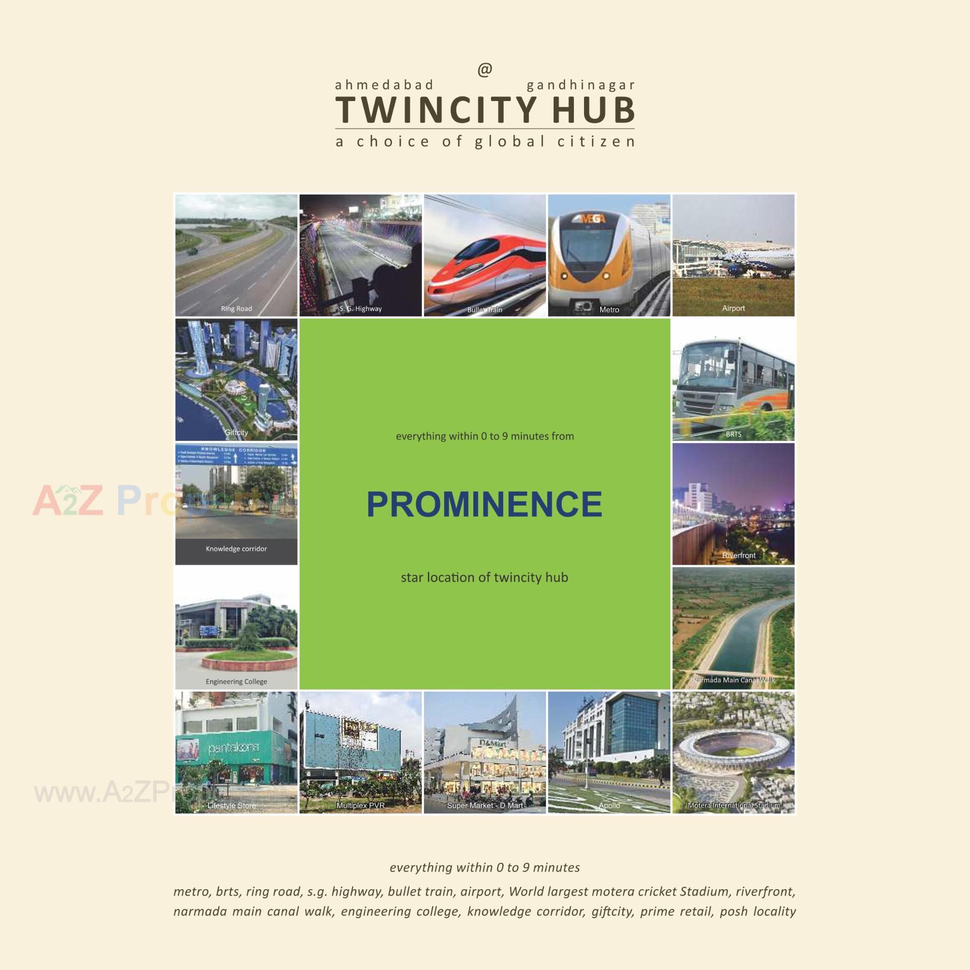  of real estate project Prominence located at Zundal, Gandhinagar, Gujarat