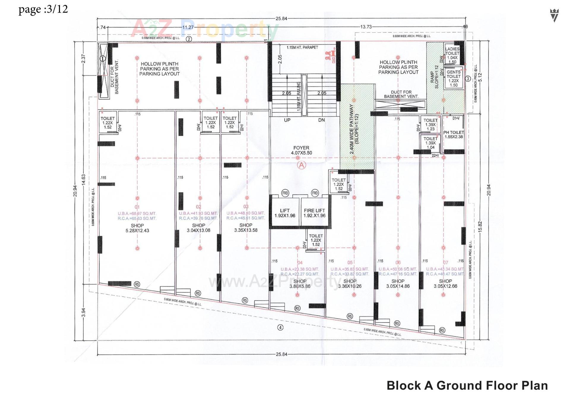 Layout of real estate project Province located at Zundal, Gandhinagar, Gujarat