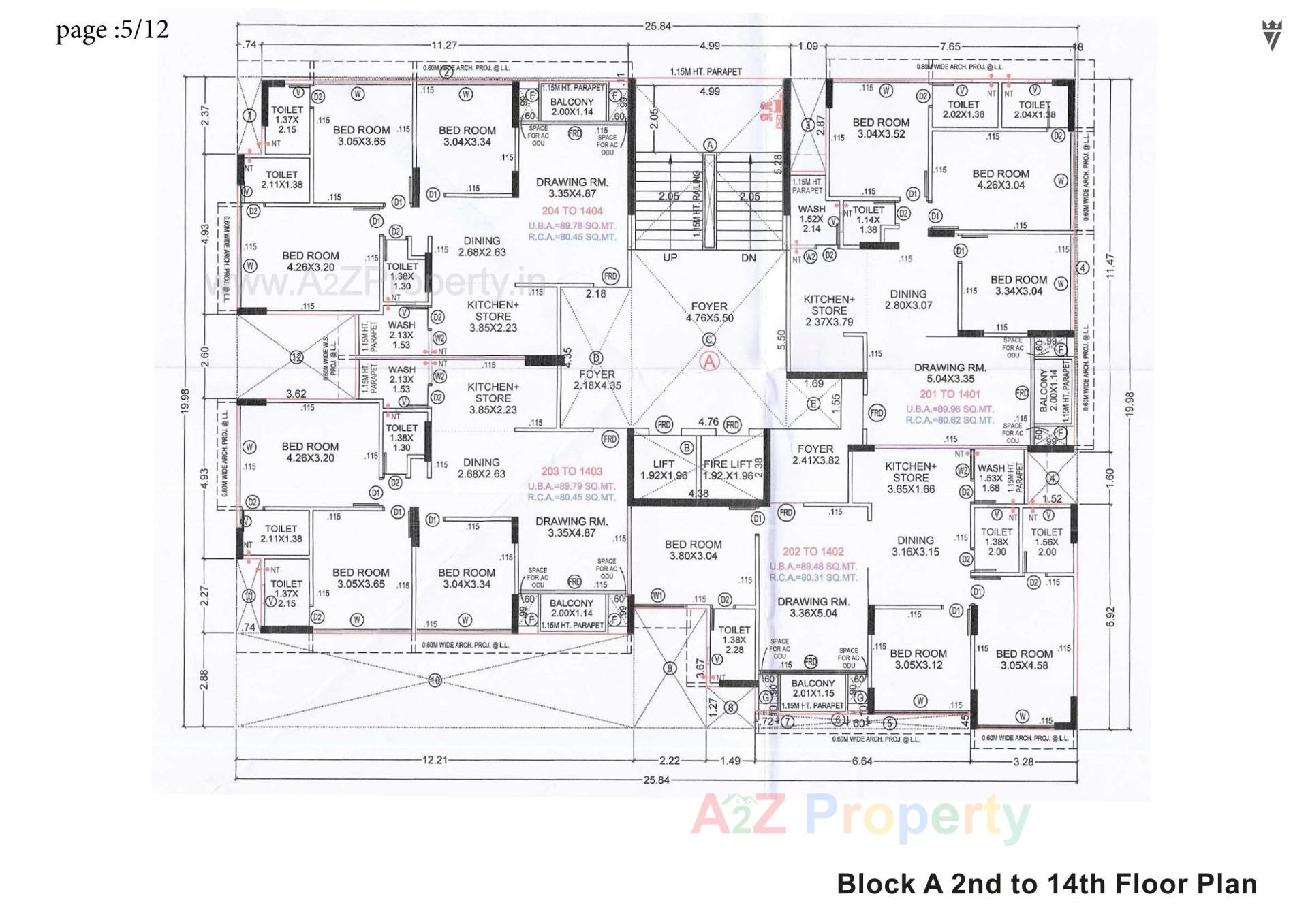 Layout of real estate project Province located at Zundal, Gandhinagar, Gujarat