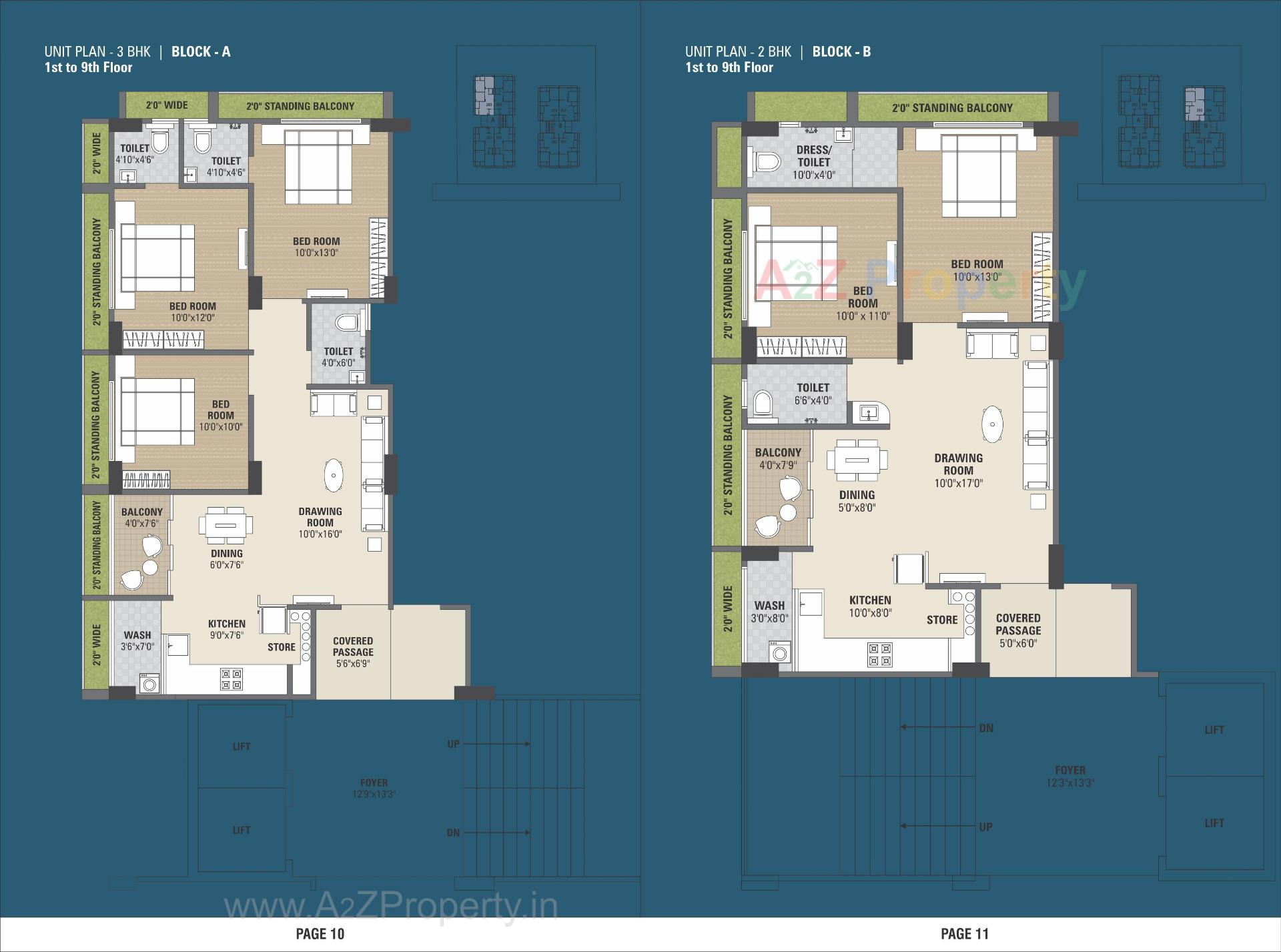 Layout of real estate project Pushkar Residency located at Gandhinagar, Gandhinagar, Gujarat