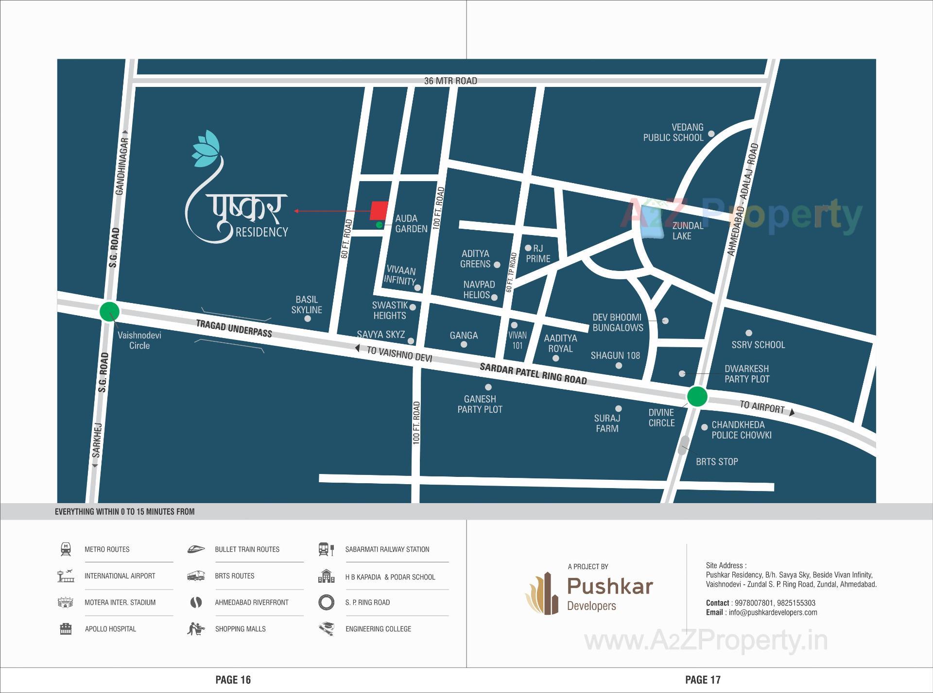  of real estate project Pushkar Residency located at Gandhinagar, Gandhinagar, Gujarat