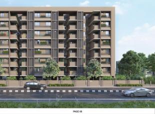 Elevation of real estate project Pushpak Heights located at Gandhinagar, Gandhinagar, Gujarat