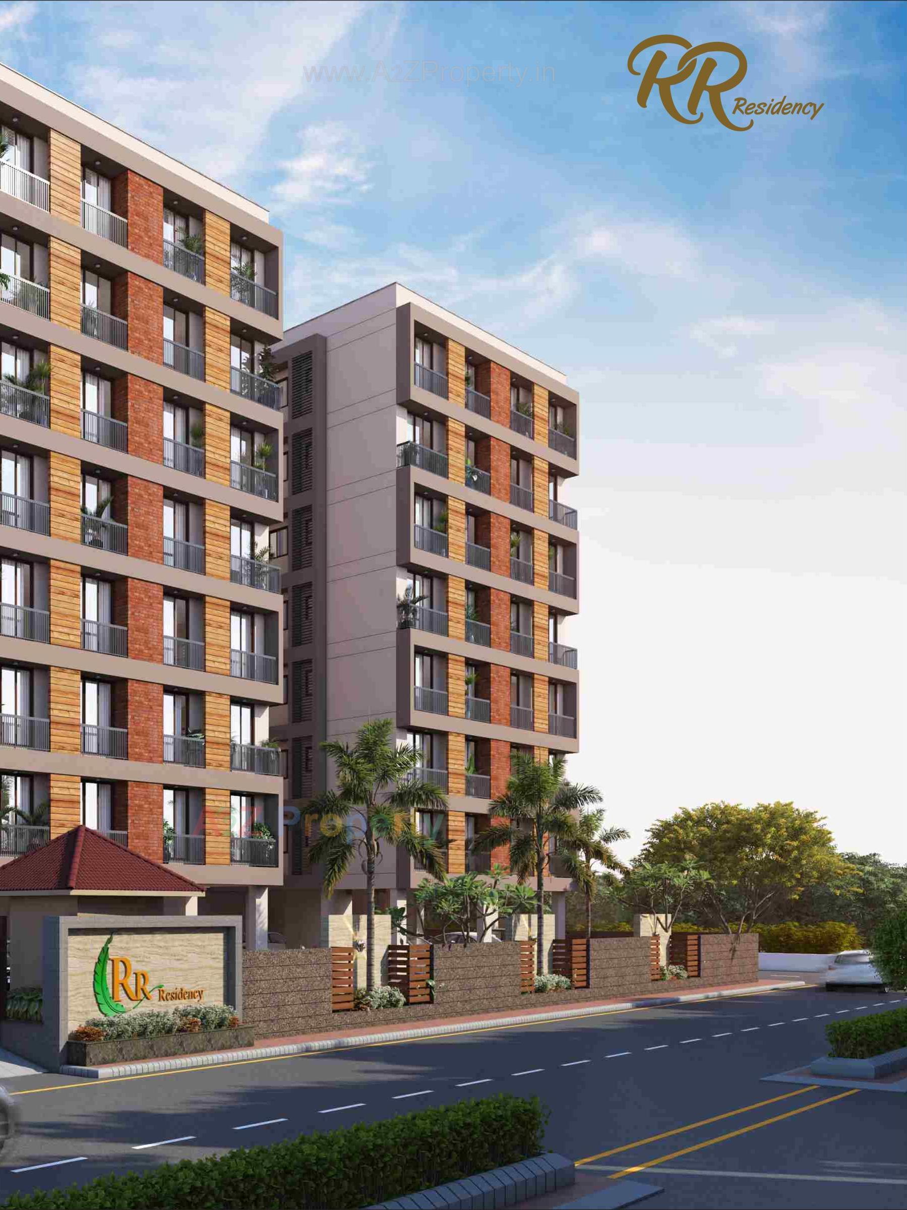 3D Elevation of real estate project R R  Residency located at Pethapur, Gandhinagar, Gujarat