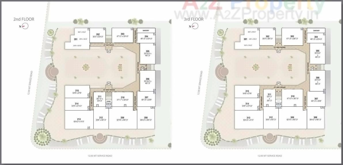 Layout of real estate project Radhe Fourtune located at Bhat, Gandhinagar, Gujarat