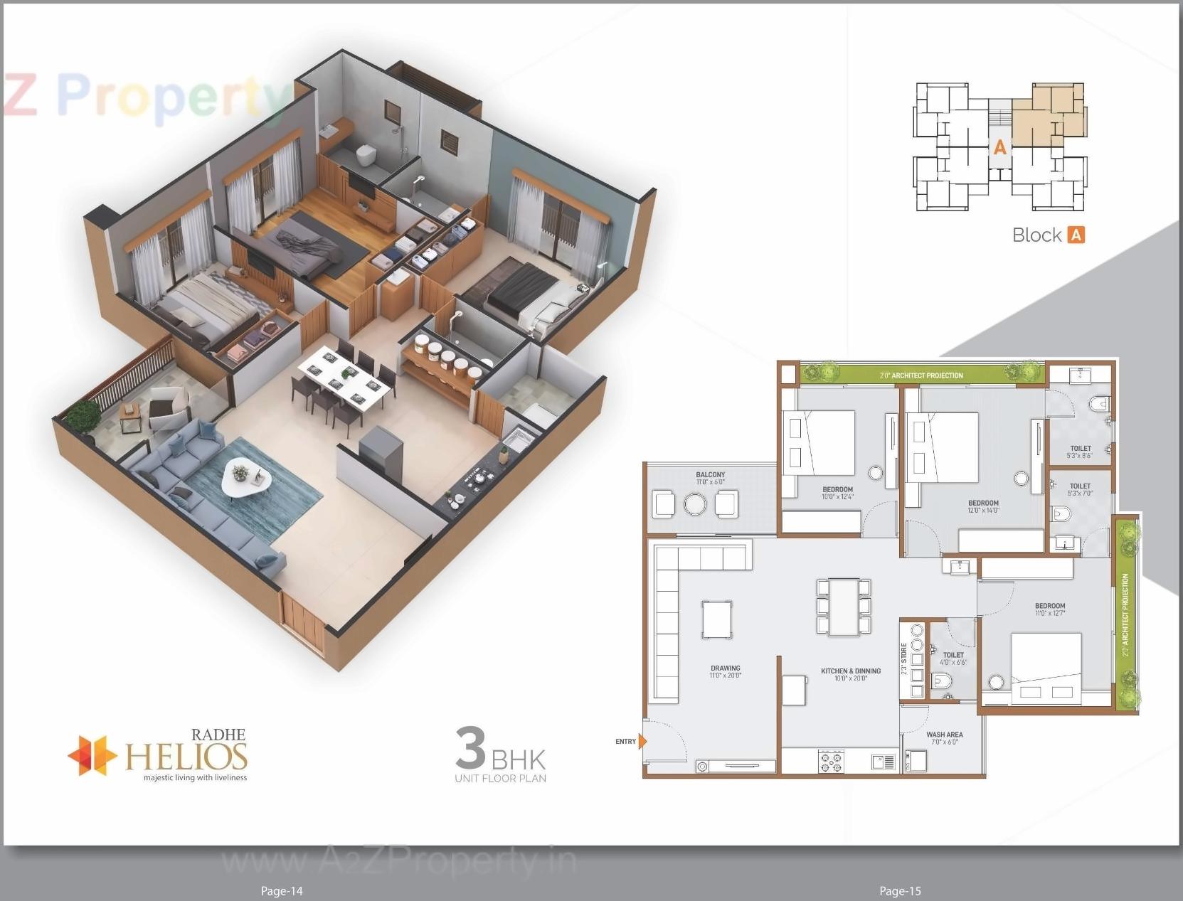 Layout of real estate project Radhe Helios located at Kudasan, Gandhinagar, Gujarat