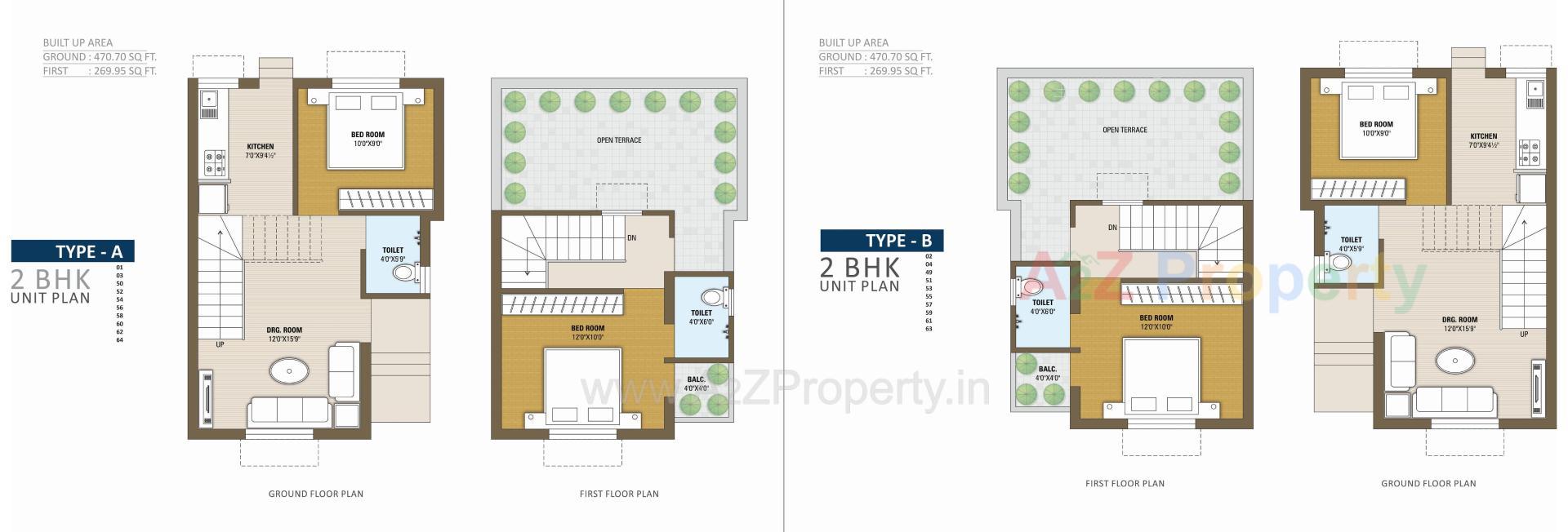 Layout of real estate project Radhe Homes located at Mansa, Gandhinagar, Gujarat