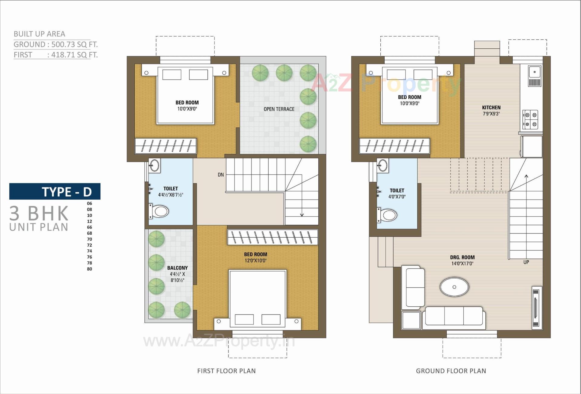 Layout of real estate project Radhe Homes located at Mansa, Gandhinagar, Gujarat