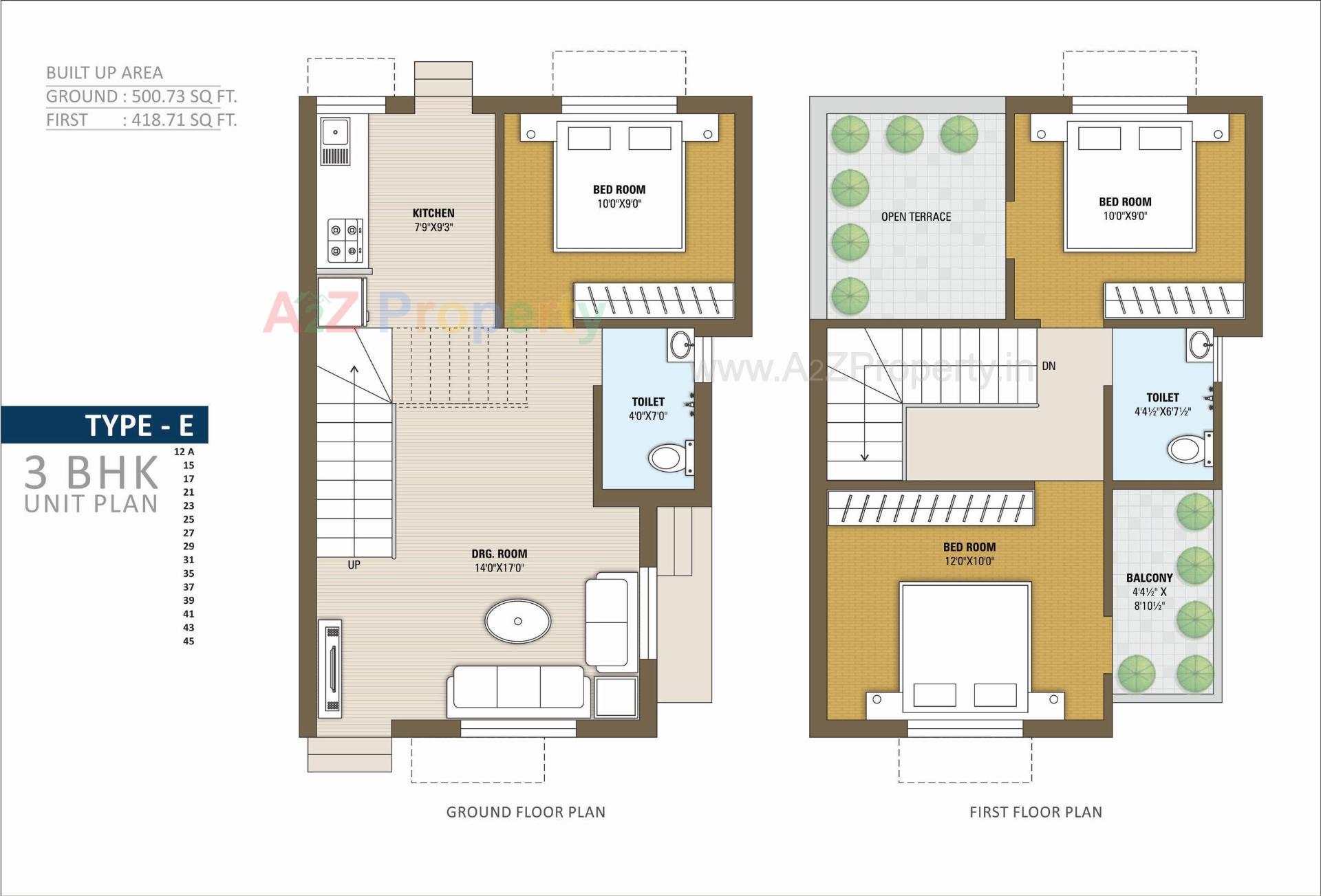 Layout of real estate project Radhe Homes located at Mansa, Gandhinagar, Gujarat