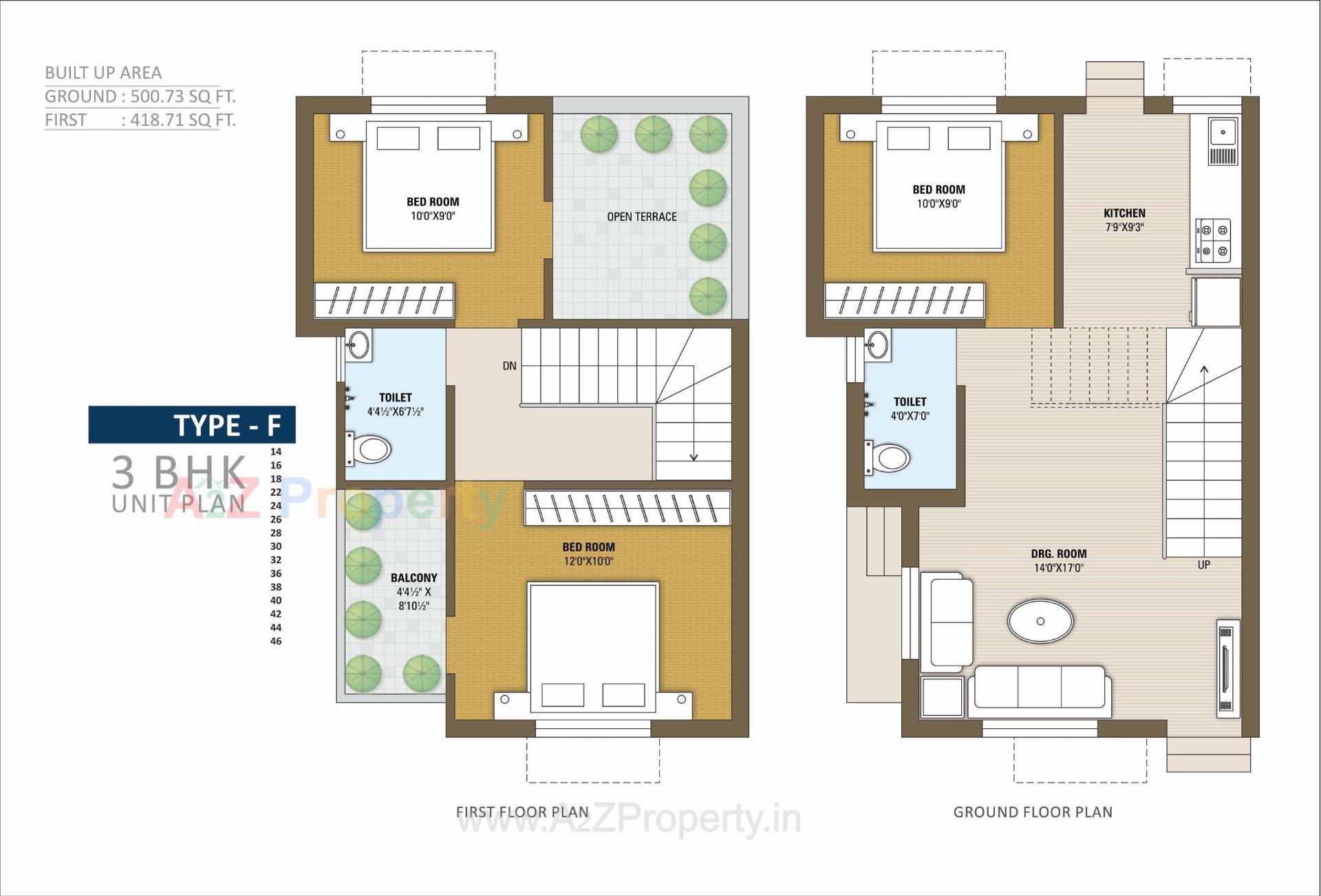 Layout of real estate project Radhe Homes located at Mansa, Gandhinagar, Gujarat