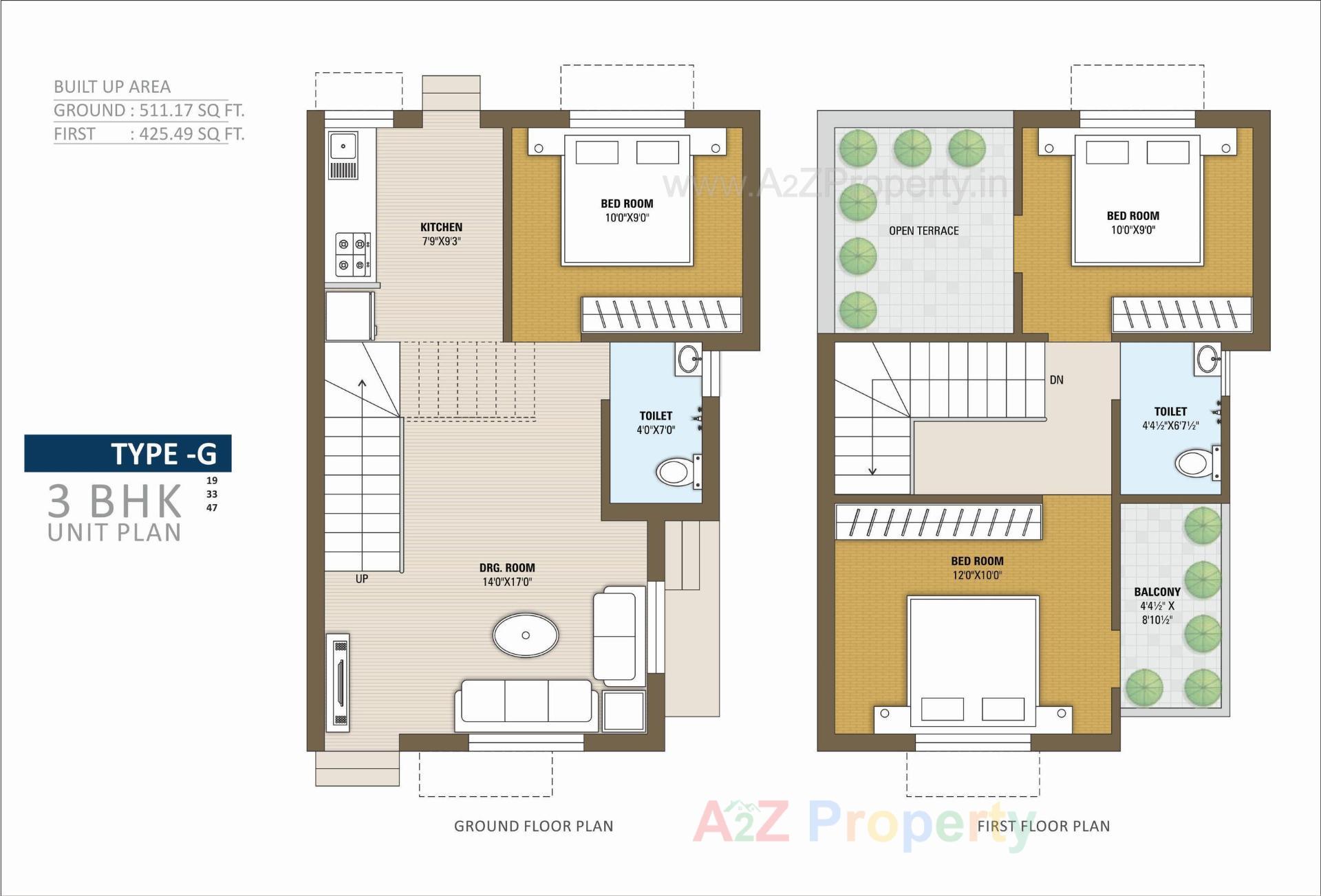 Layout of real estate project Radhe Homes located at Mansa, Gandhinagar, Gujarat