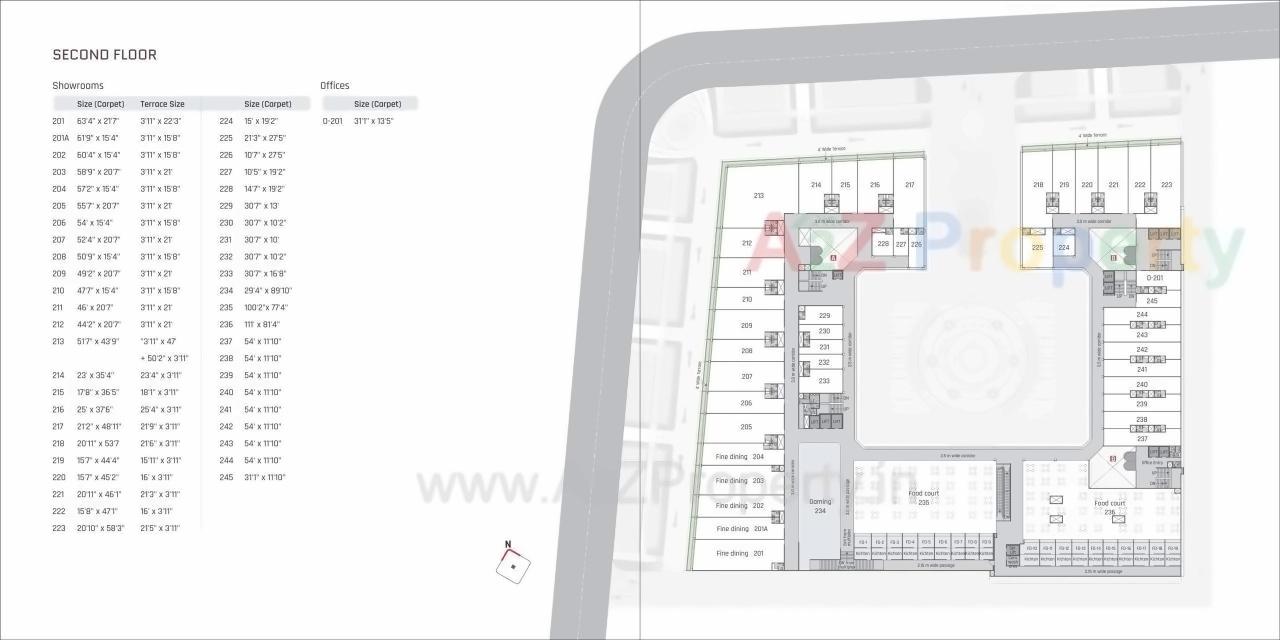 Layout of real estate project Radhe Infinity located at Kudasan, Gandhinagar, Gujarat