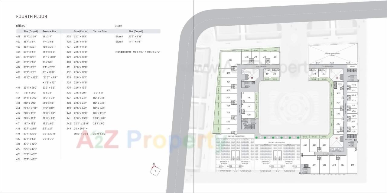 Layout of real estate project Radhe Infinity located at Kudasan, Gandhinagar, Gujarat