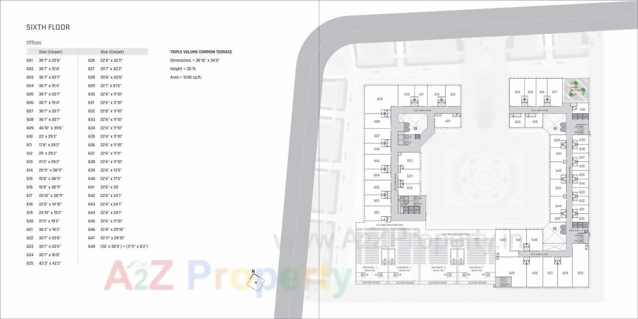 Layout of real estate project Radhe Infinity located at Kudasan, Gandhinagar, Gujarat