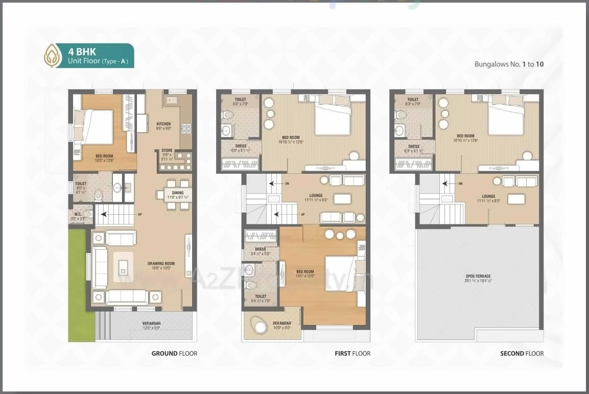 Layout of real estate project Radhe Kutir located at Bhat, Gandhinagar, Gujarat