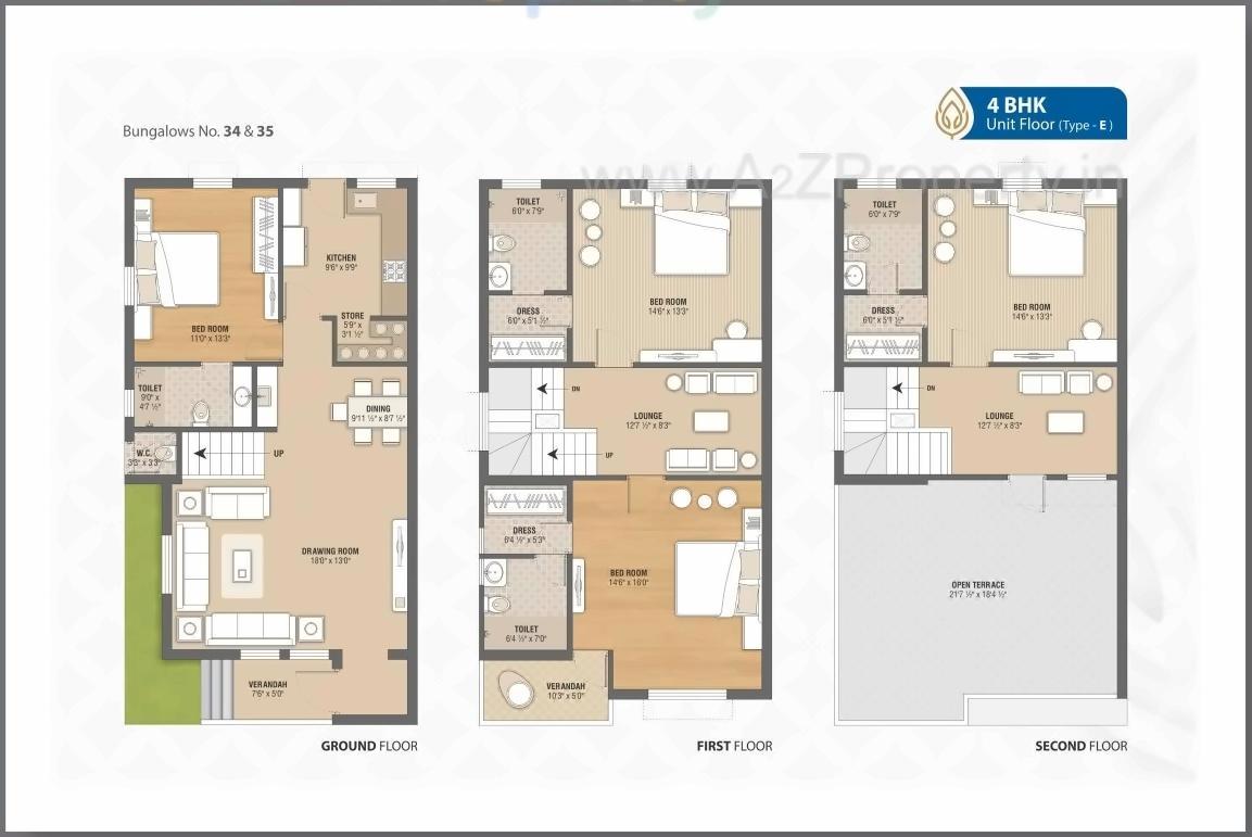 Layout of real estate project Radhe Kutir located at Bhat, Gandhinagar, Gujarat