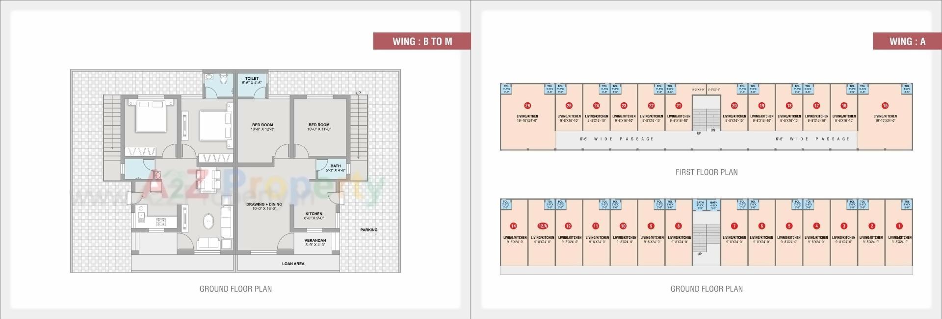 Layout of real estate project Radhe Kutir located at Gandhinagar, Gandhinagar, Gujarat
