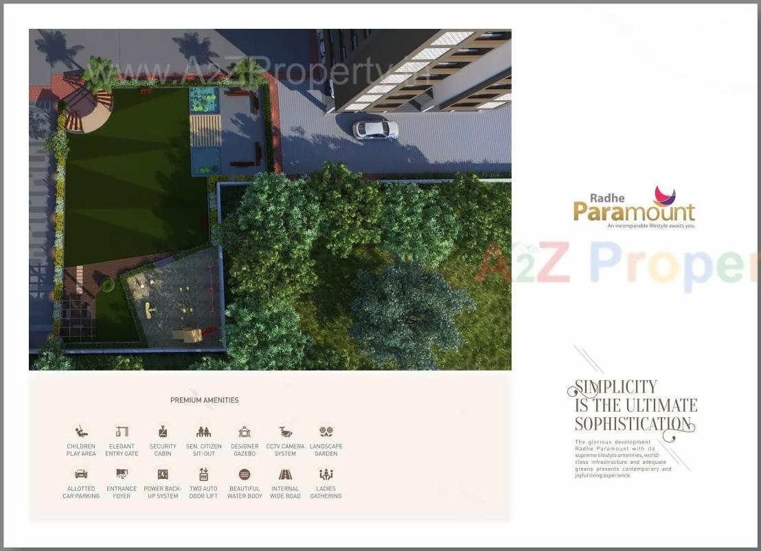  of real estate project Radhe Paramount located at Nana-chiloda, Gandhinagar, Gujarat