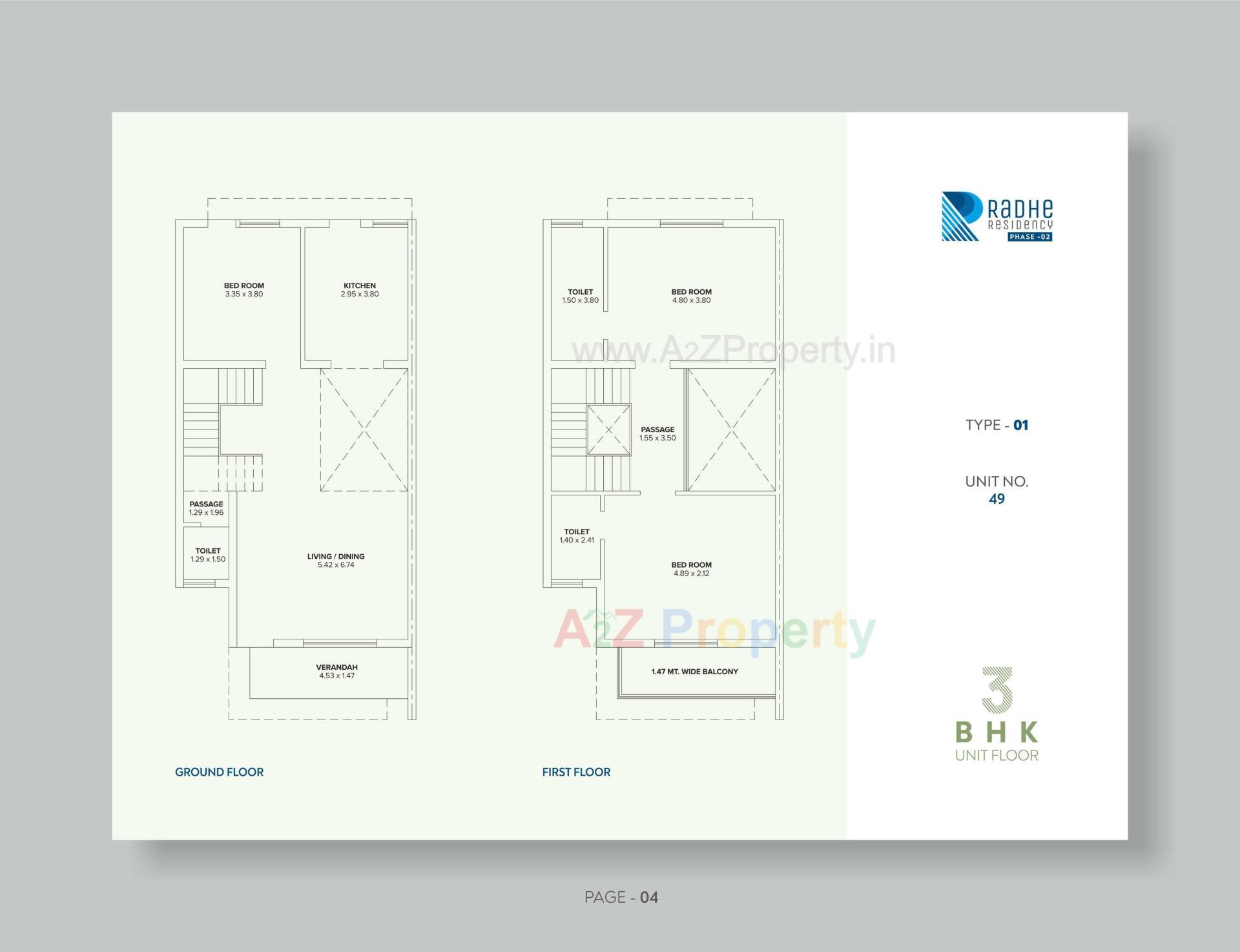 Layout of real estate project Radhe Residency located at Shiholi-moti, Gandhinagar, Gujarat