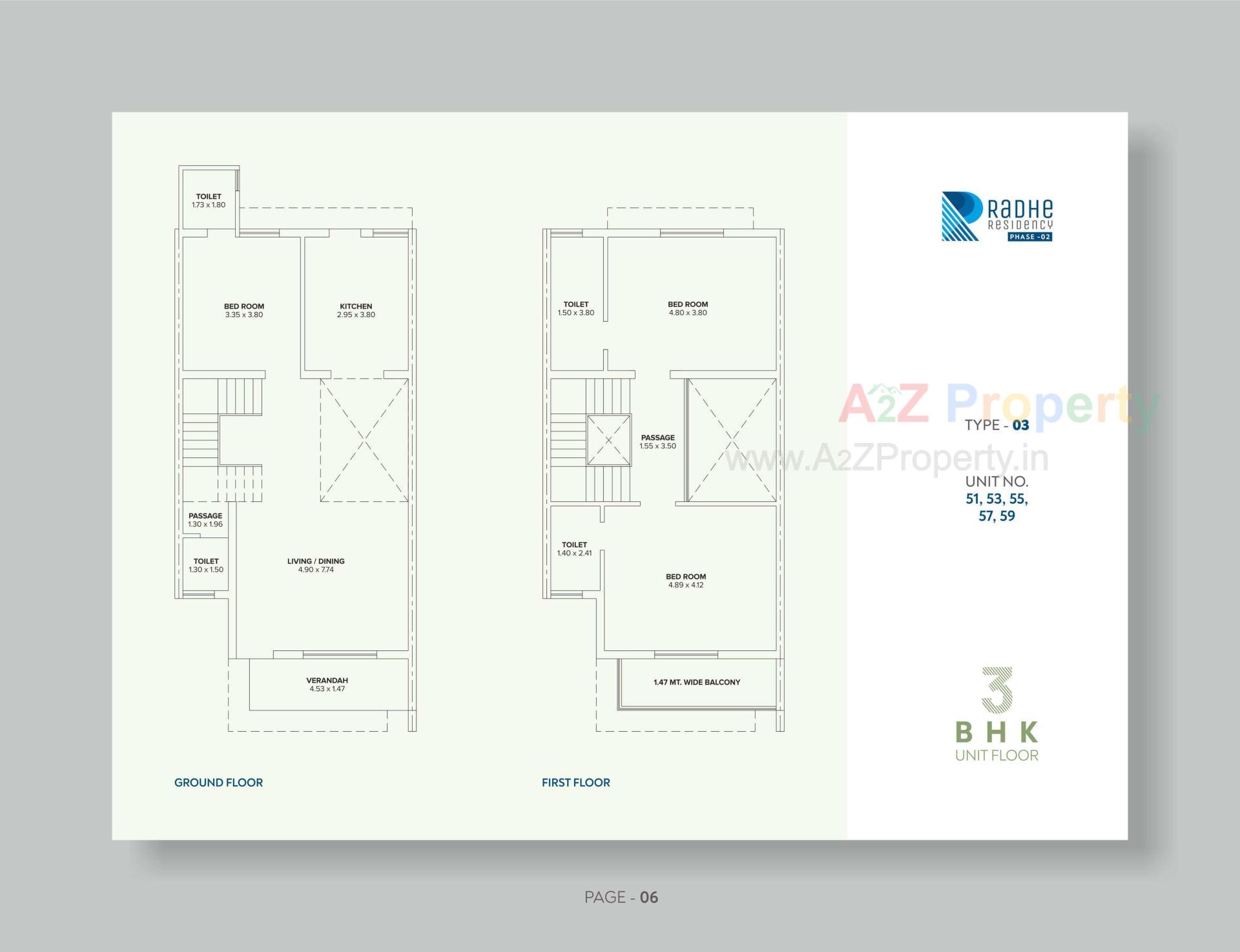 Layout of real estate project Radhe Residency located at Shiholi-moti, Gandhinagar, Gujarat