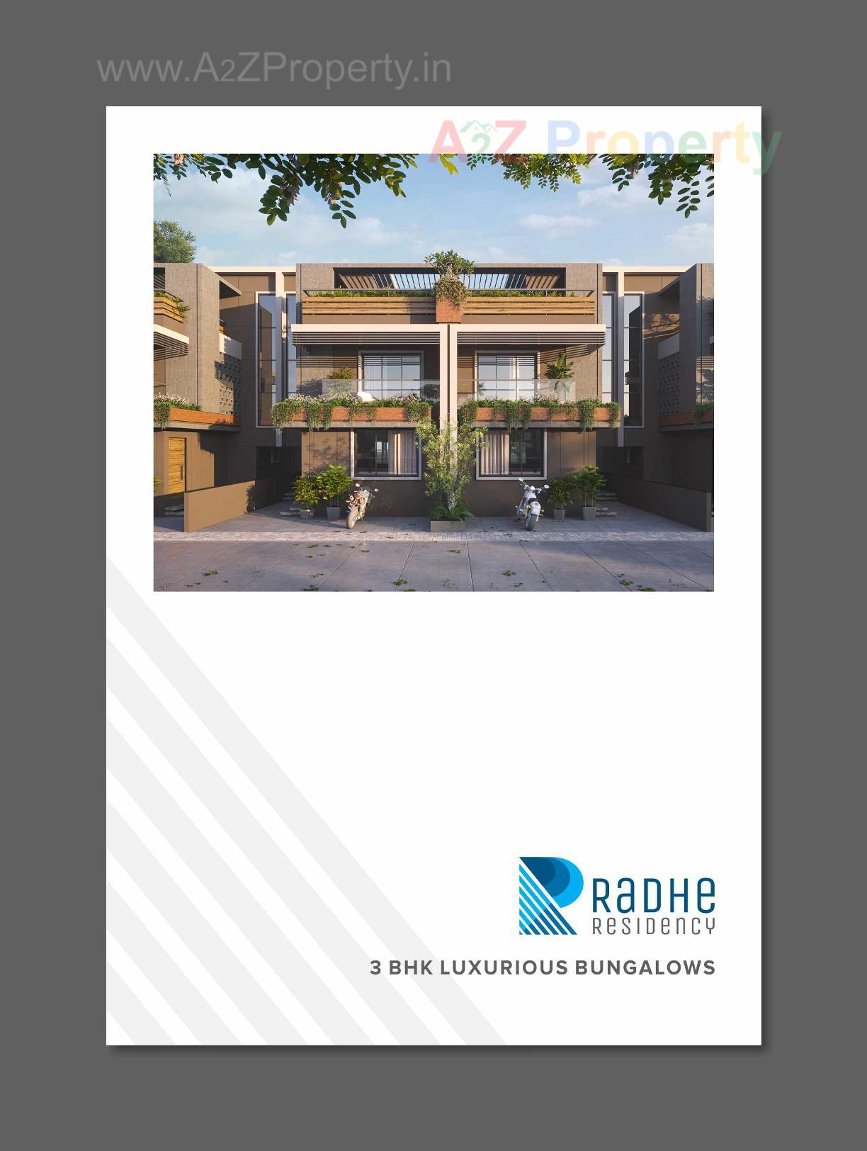 3D Elevation of real estate project Radhe Residency located at Shiholi-moti, Gandhinagar, Gujarat