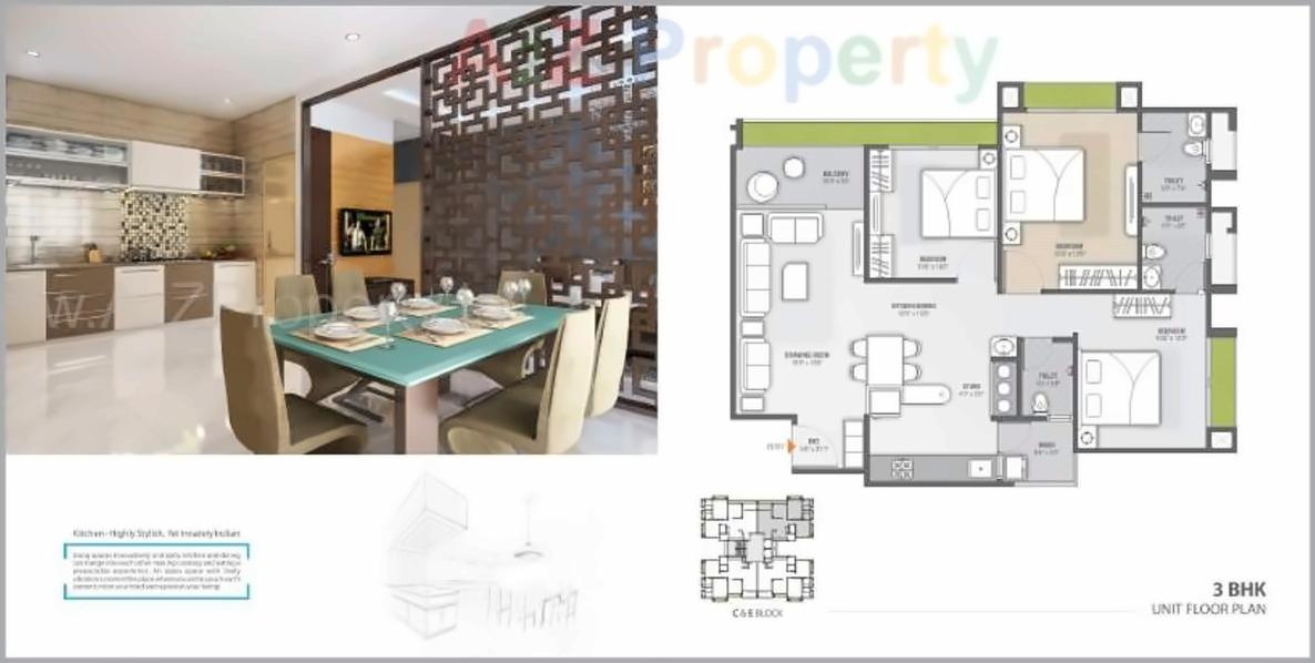 Layout of real estate project Radhe Skyline located at Nana-chiloda, Gandhinagar, Gujarat