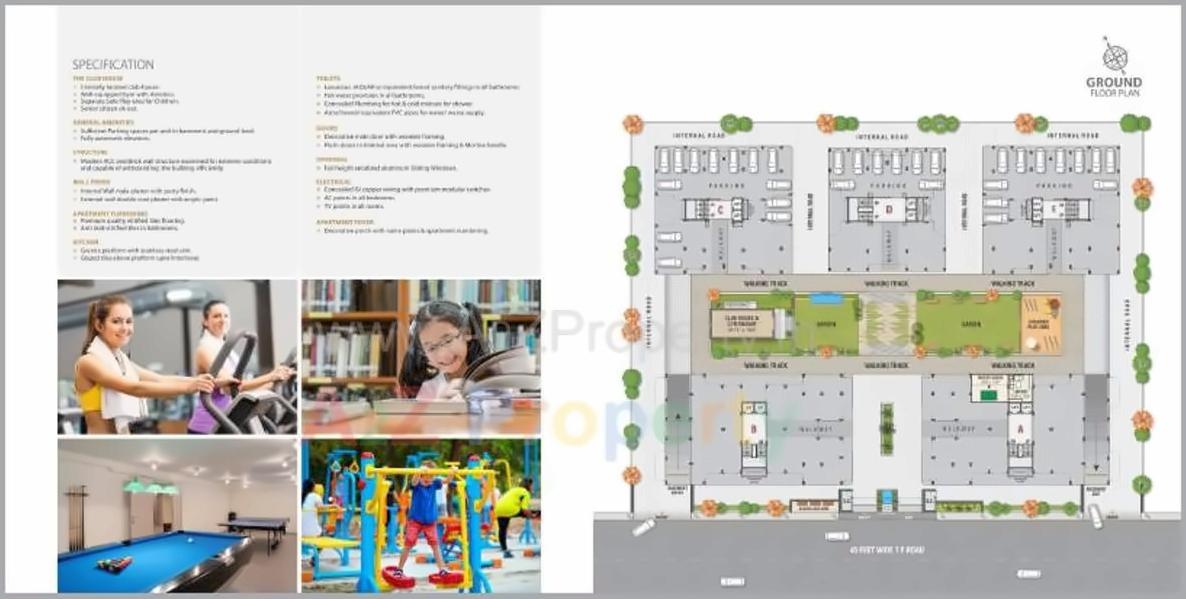  of real estate project Radhe Skyline located at Nana-chiloda, Gandhinagar, Gujarat