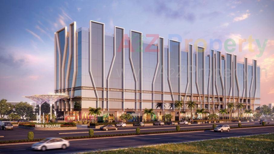 3D Elevation of real estate project Radhey Time Square located at Kudasan, Gandhinagar, Gujarat