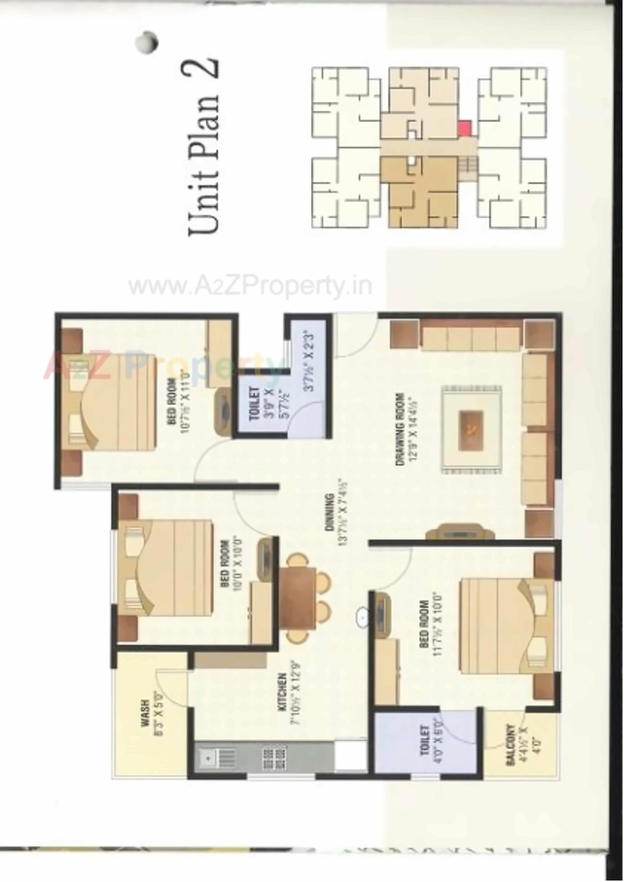 Layout of real estate project Radhika Residency located at Pethapur, Gandhinagar, Gujarat
