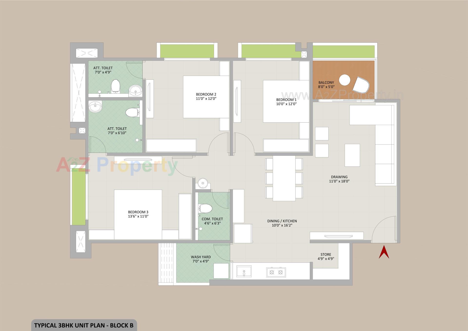 Layout of real estate project Raj Iconza located at Kudasan, Gandhinagar, Gujarat