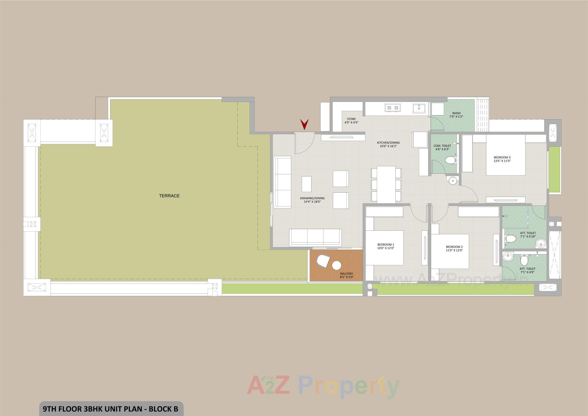 Layout of real estate project Raj Iconza located at Kudasan, Gandhinagar, Gujarat
