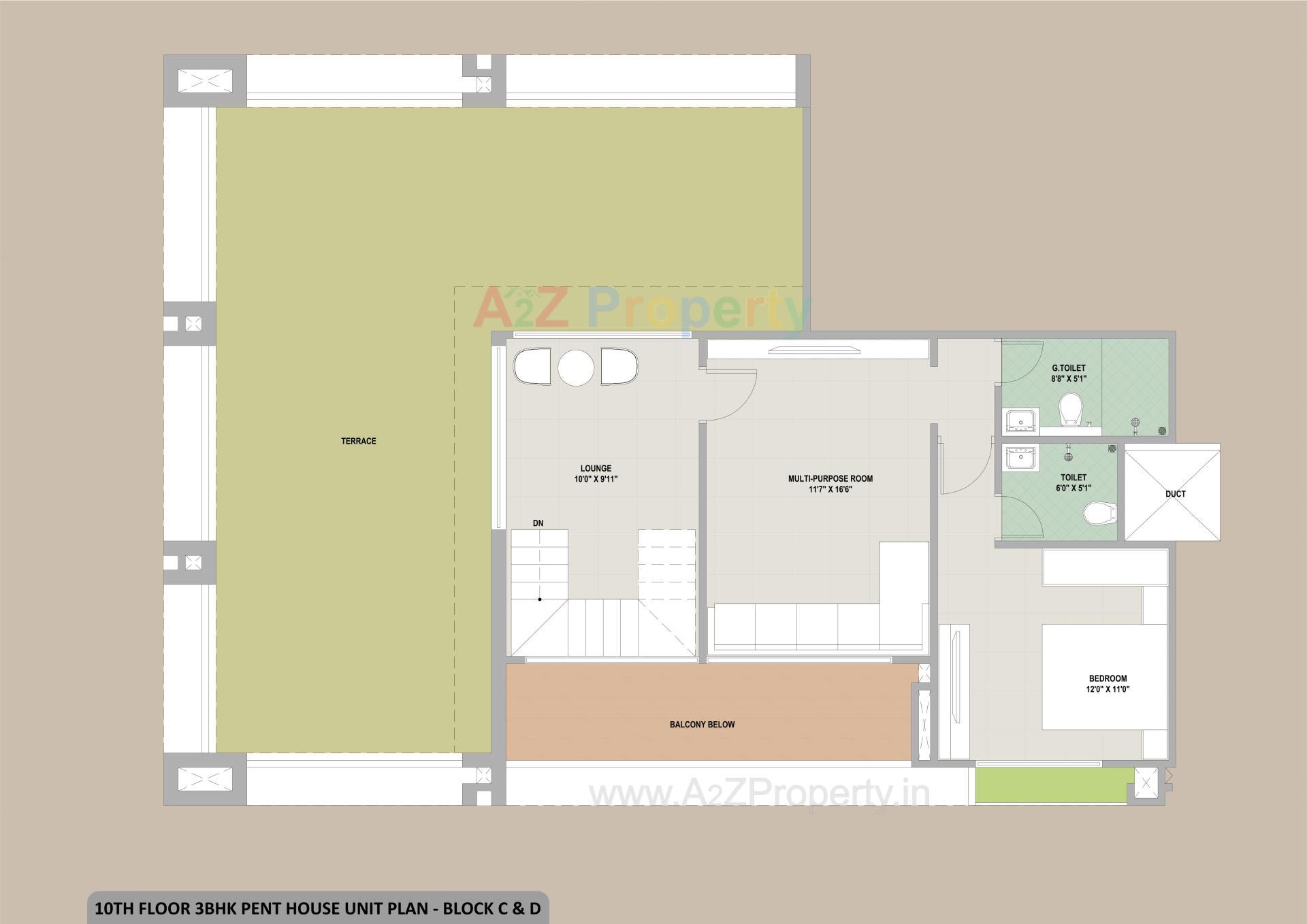 Layout of real estate project Raj Iconza located at Kudasan, Gandhinagar, Gujarat
